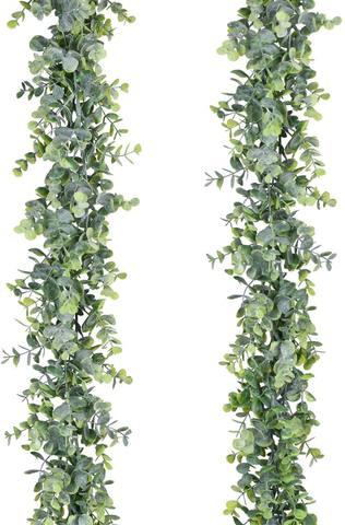 2 Pack Artificial Eucalyptus Garland, Wedding Decoration