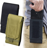 Universal Tactical MOLLE Holster Army Mobile Phone Belt Pouch EDC Security Pack Carry Accessory Kit Waist Bag Case Compatible Iphone 13 Pro X XS Max XR 7 8 6/6S plus Samsung Galaxy S10 S9 S8 Plus