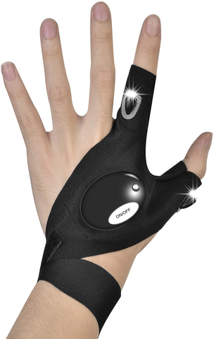 LED Flashlight Gloves-Left Hand