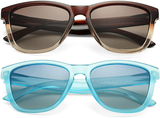 Polarized Sunglasses, Classic Vintage Square Sun Glasses