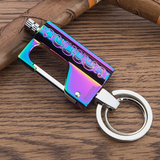 Rainbow Permanent Match Lighter Keychain
