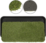 Fake Grass Pet Collection Pet Potty Training Pee Pad with Tray, 15" X 30"