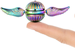 Iridescent Metal Sensory Toy for the Fans of the Magical Wizardry World High Speed Steel Bearing Finger Spinning Novelty - Rainbow Color