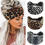 Aceorna Boho Bandeau Headbands Wide Knot Hair Scarf Floral Printed Hair Band Elastic Turban Thick Head Wrap Stretch Fabric Cotton Head Bands Thick Fashion Hair Accessories for Women (Exquisite)