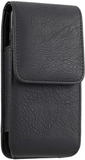 Holster Case for Iphone 13 Iphone 12, Vertical PU Leather Belt Loop Holster Pouch Case with ID Card Slots 