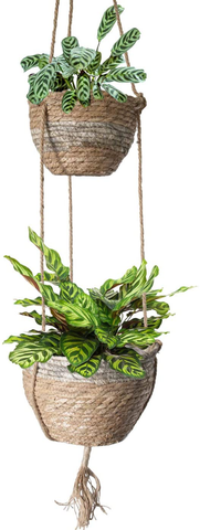 Hanging Seagrass Planter Basket Indoor/Outdoor