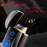 Dual Arc Plasma Lighter USB Rechargeable Cool Car Model Windproof Electric Lighter 