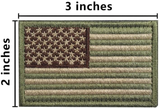 14 Pieces USA Flag Patch Thin Blue Line Tactical American Flag Velcro Patches, Morale Patch