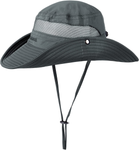 Sun Hats for Women/Men Uv-Protection Fishing Hat Wide Brim Bucket Hat Windproof Hiking Safari Hat