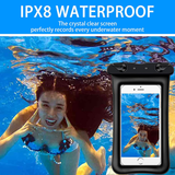 Universal Waterproof Case, Waterproof Phone Pouch Compatible for Iphone 11 12 13 Pro Max XS Samsung S10/S21 