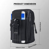 Tactical Waist Belt Bag, Universal Phone Pouch Orange