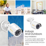 Indoor/Outdoor Home Security Camera  White