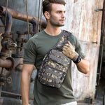 Monoki Tactical Sling Backpack, Military Rover Shoulder Sling Bag Pack, Molle Assault Range Bag Day Pack