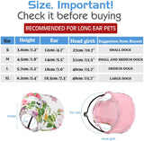 Pawaboo Dog Baseball Cap, Adjustable Dog Outdoor Sport Sun Protection Baseball Hat Cap Visor Sunbonnet Outfit with Ear Holes for Puppy Small Dogs