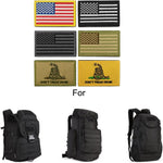 WZT Bundle 16 Pieces American Flag Tactical Morale Military Patch Set
