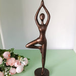 Yoga Pose Sculpture Home Decor - Resin Sculpture Modern Creative Home Decoration Gift Office Room Collection Souvenir