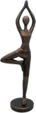 Yoga Sitting Posture Statue Decor - Resin Sculpture Modern Creative Home Decoration Gift Office Room Collection Souvenir
