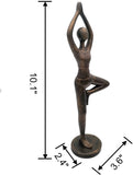 Yoga Sitting Posture Statue Decor - Resin Sculpture Modern Creative Home Decoration Gift Office Room Collection Souvenir