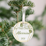 OUR FIRST YEAR MARRIED 2021 CHRISTMAS ORNAMENT