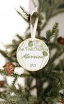 OUR FIRST YEAR MARRIED 2021 CHRISTMAS ORNAMENT