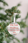 OUR FIRST CHRISTMAS IN OUR NEW HOME 2021 CHRISTMAS ORNAMENT